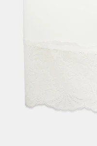 STRETCH LACE SHORT DRESS