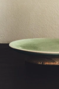 GREENISH BATHROOM SOAP DISH