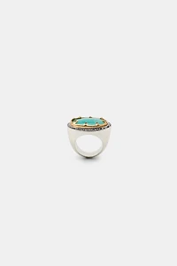 BAGUE PIERRE ET STRASS