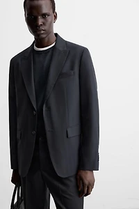 HERRINGBONE SUIT BLAZER