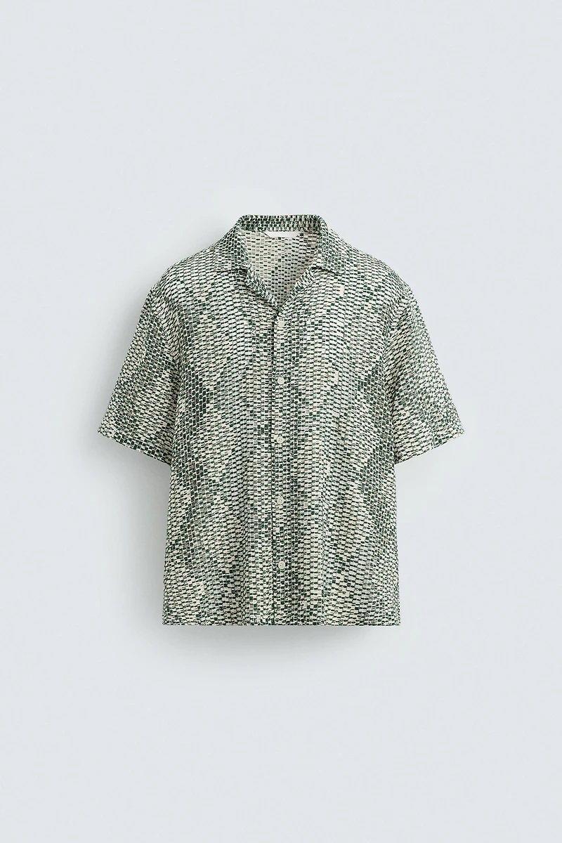 CHEMISE STRUCTURÉE CROCHET