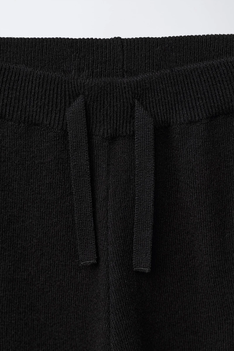 KNIT CARGO PANTS