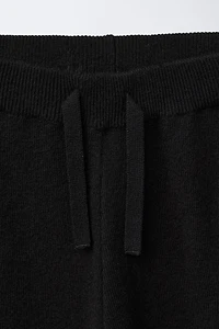 KNIT CARGO PANTS