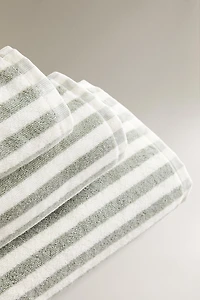 SERVIETTE DE BAIN RAYURES COLORÉES