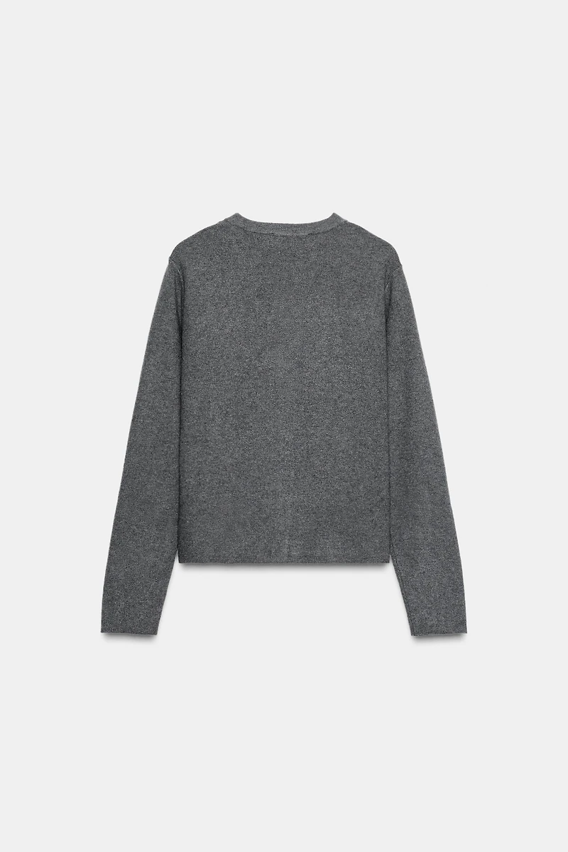 BASIC KNIT BUTTON CARDIGAN