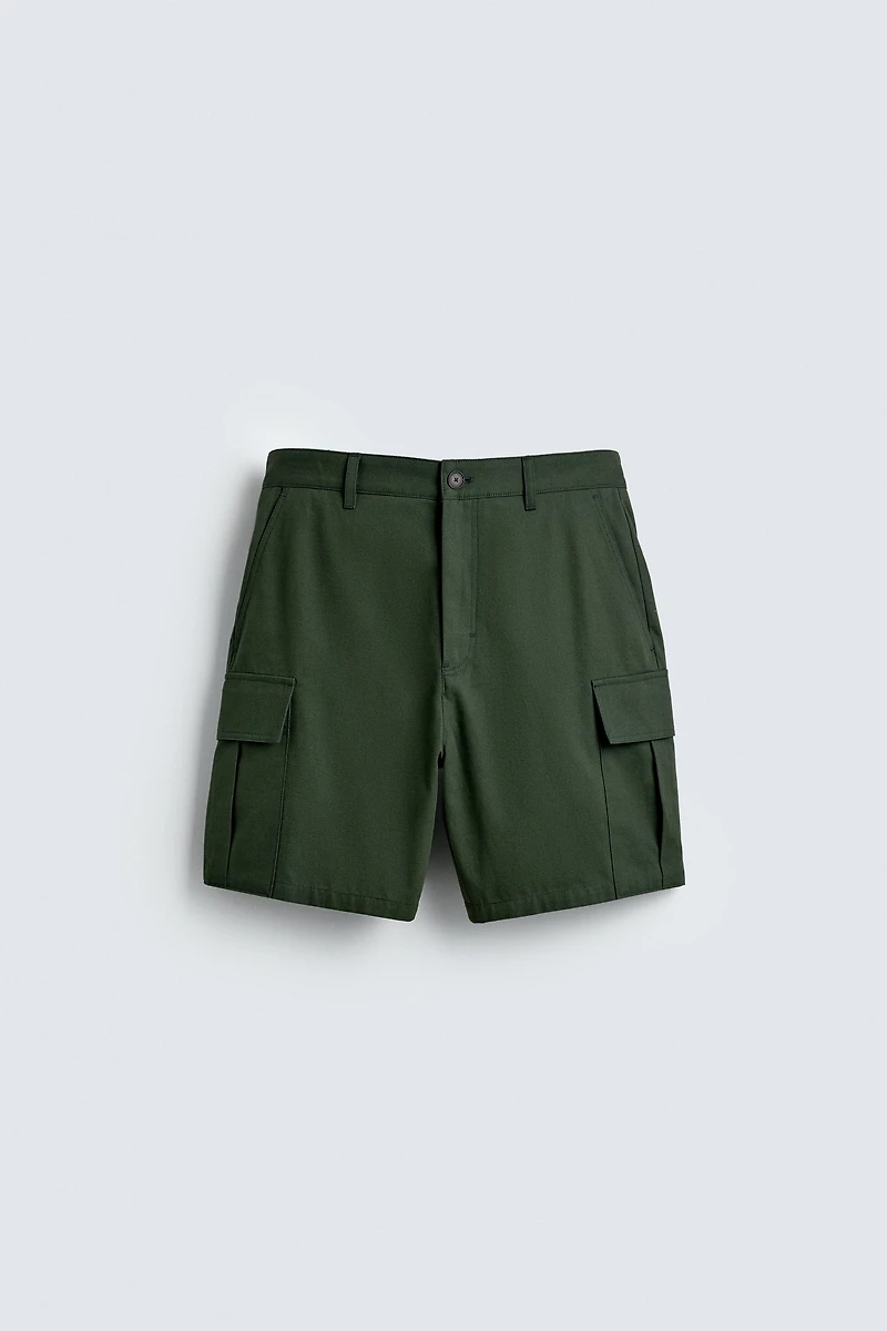 REGULAR FIT CARGO SHORTS