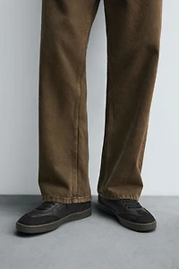 CONTRAST SOLE SNEAKERS