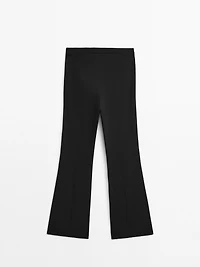 Pantalon flare poche