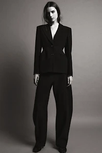 TOPSTITCHED FITTED BLAZER ZW COLLECTION