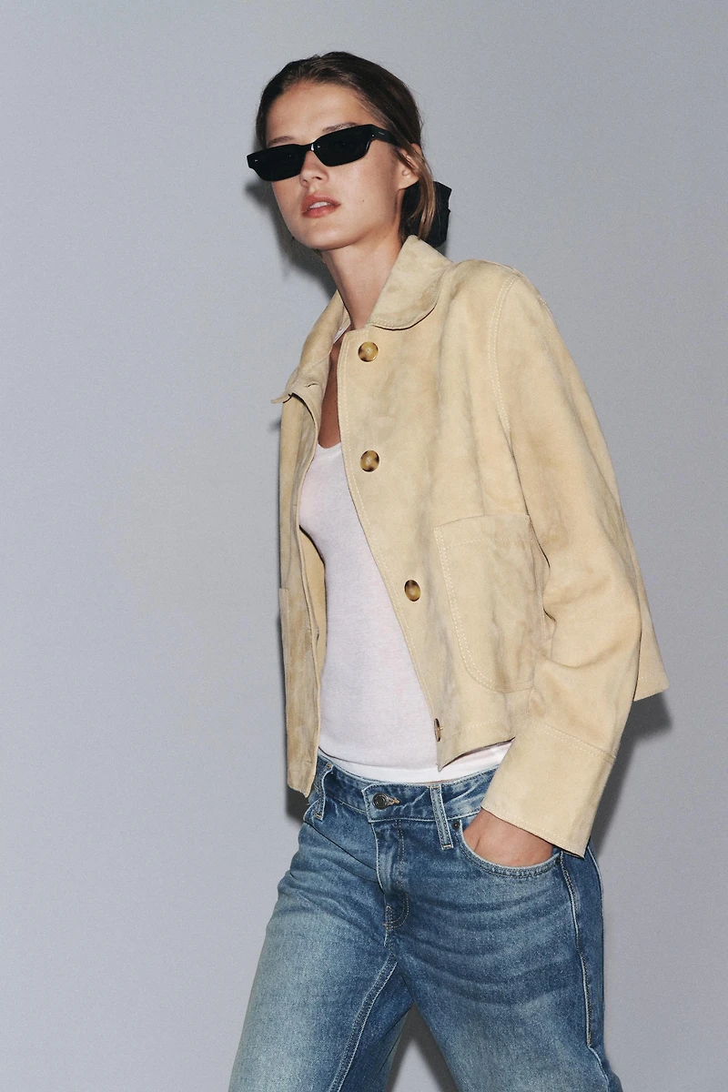 ZW COLLECTION LIMITED EDITION 100% SUEDE JACKET
