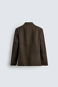 100% LINEN SUIT JACKET