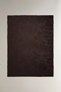 FLORAL JACQUARD BLANKET