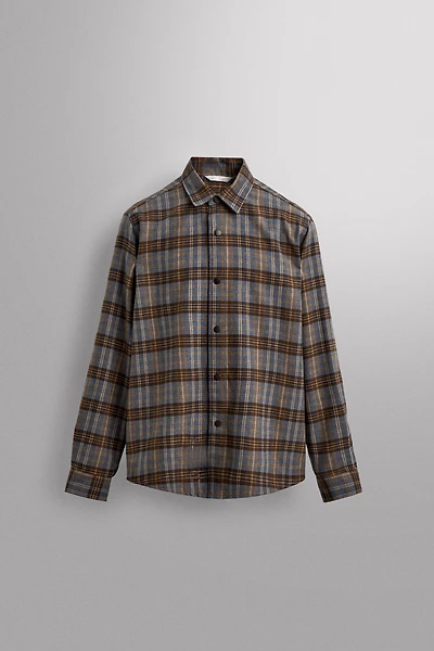 PLAID LYOCELL - WOOL SHIRT