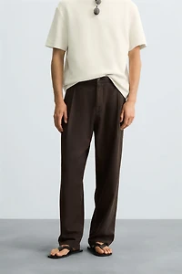PANTALON FLUIDE À PLIS