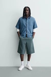 BOXY FIT PLAID SHIRT
