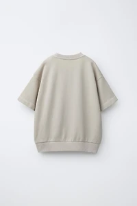 FLEECE LABEL T-SHIRT