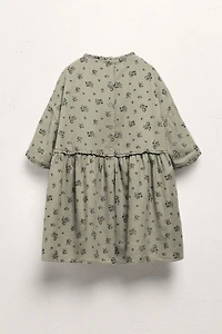 AGES 6-10 / LIMITED EDITION RUFFLED FLORAL DRESS