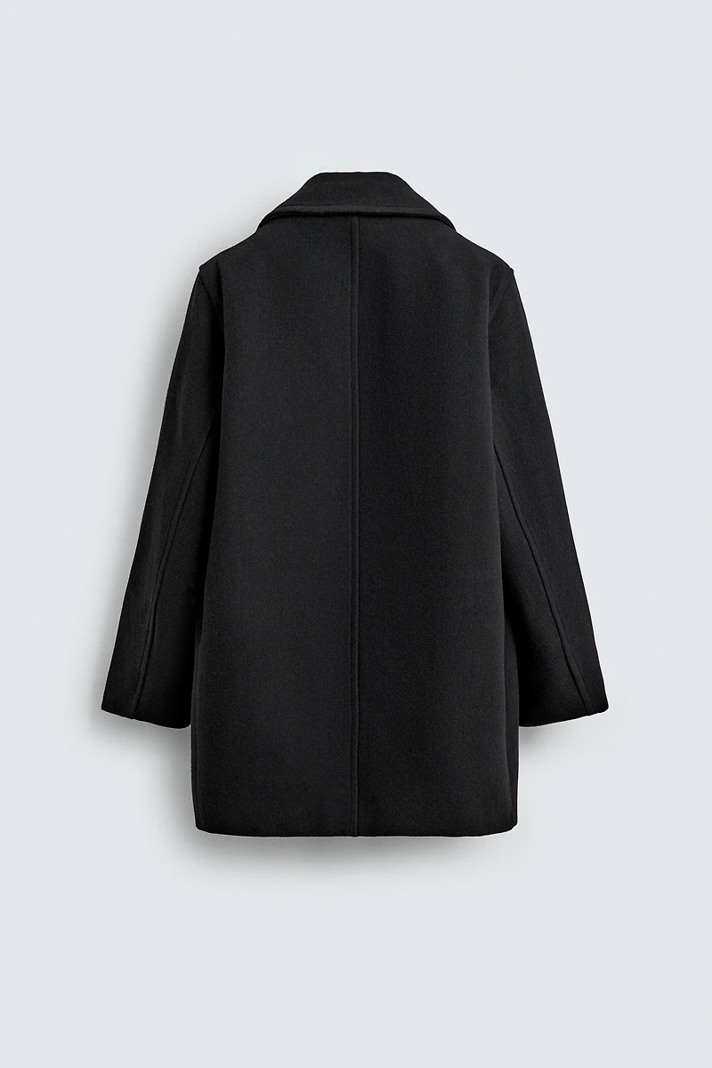 DOUBLE BREASTED POCKET OVERCOAT
