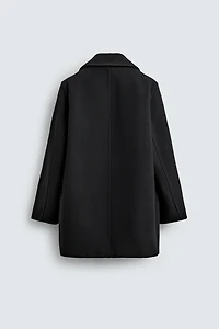 DOUBLE BREASTED POCKET OVERCOAT