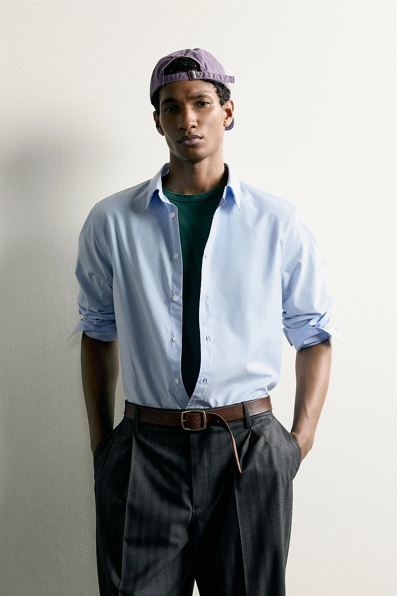 COTTON RELAXED FIT SHIRT