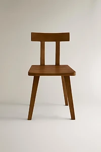 WOODEN CHAIR WITH BACKREST