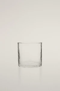 HAMMERED GLASS TUMBLER
