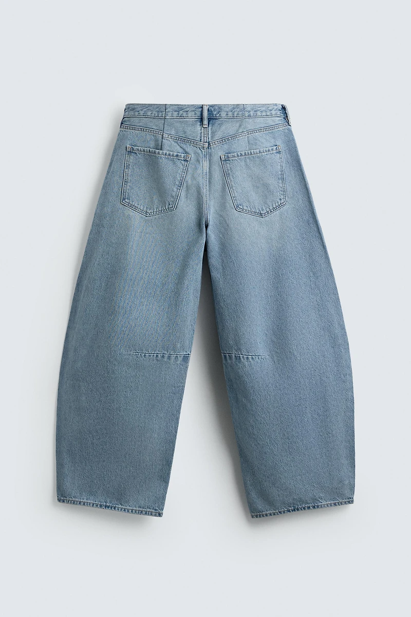 JEAN RELAXED BARREL FIT À PINCES
