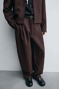 PANTALON BALLOON FIT À PLIS