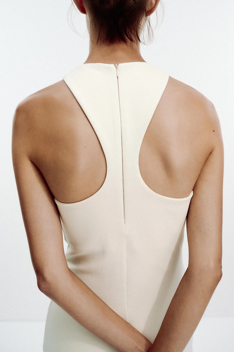 HALTER INTERLOCK DRESS