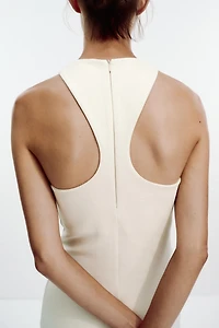 HALTER INTERLOCK DRESS