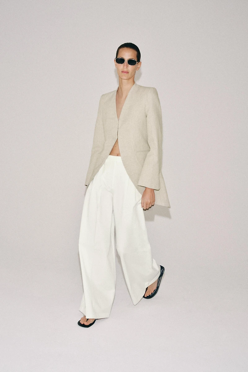 ZW COLLECTION LONG STRIPED BLAZER