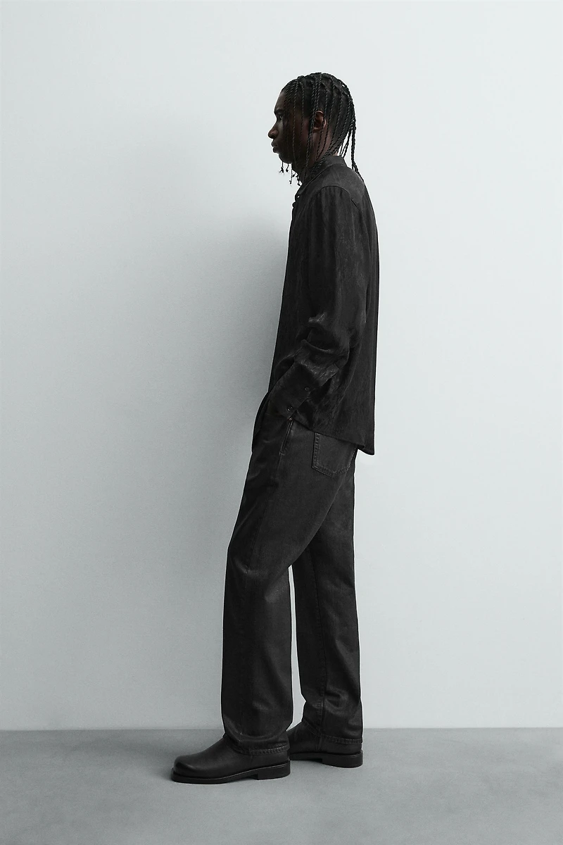 CHEMISE FLUIDE JACQUARD