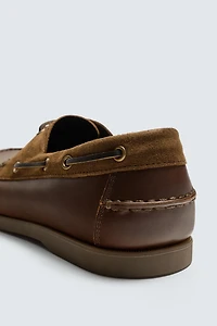 LEATHER BOAT SHOES