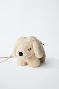 FAUX FUR PUPPY BAG