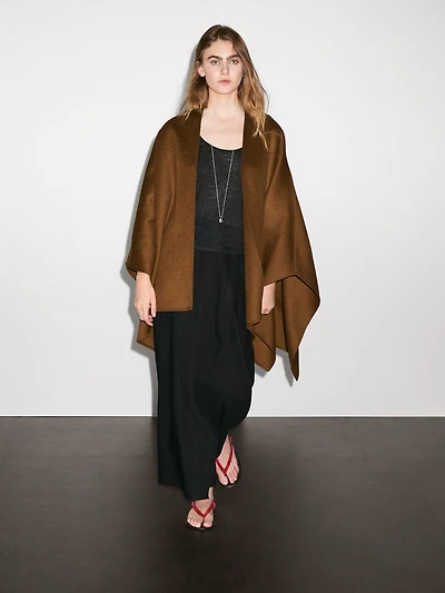 Wool blend Cape