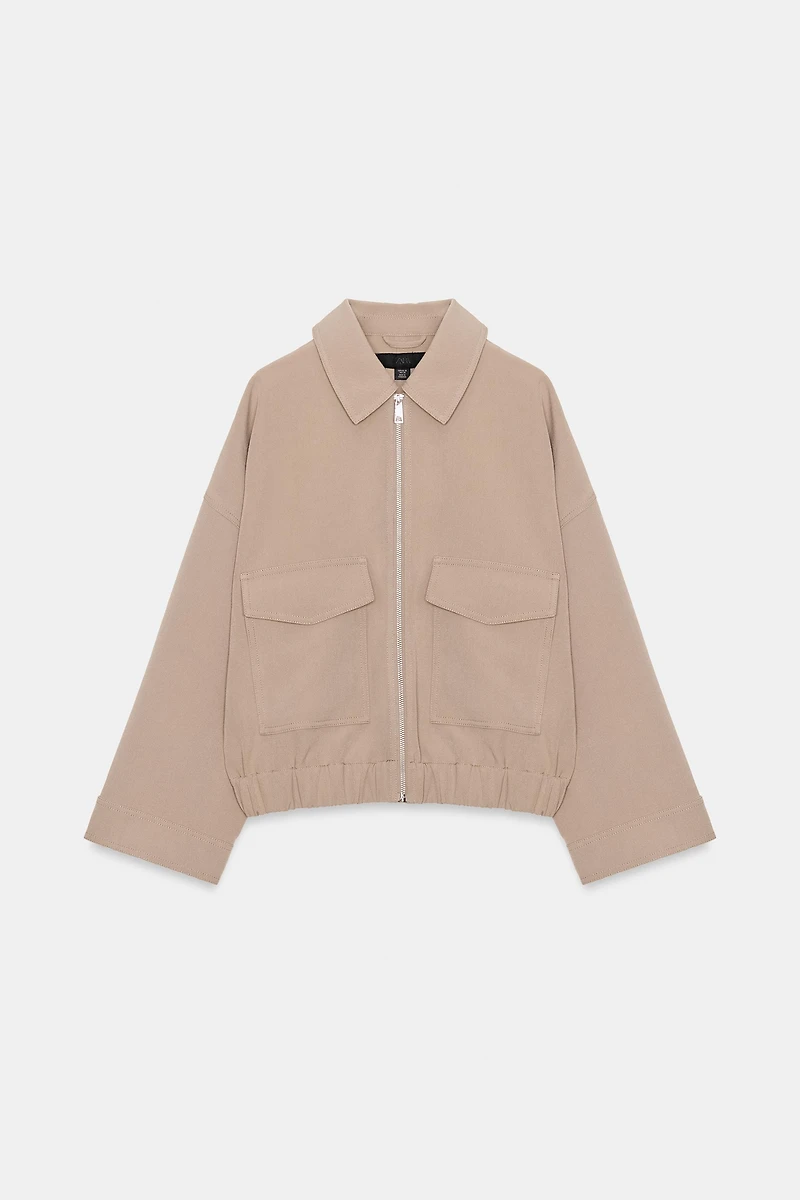 ELASTIC HEM JACKET