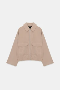 ELASTIC HEM JACKET