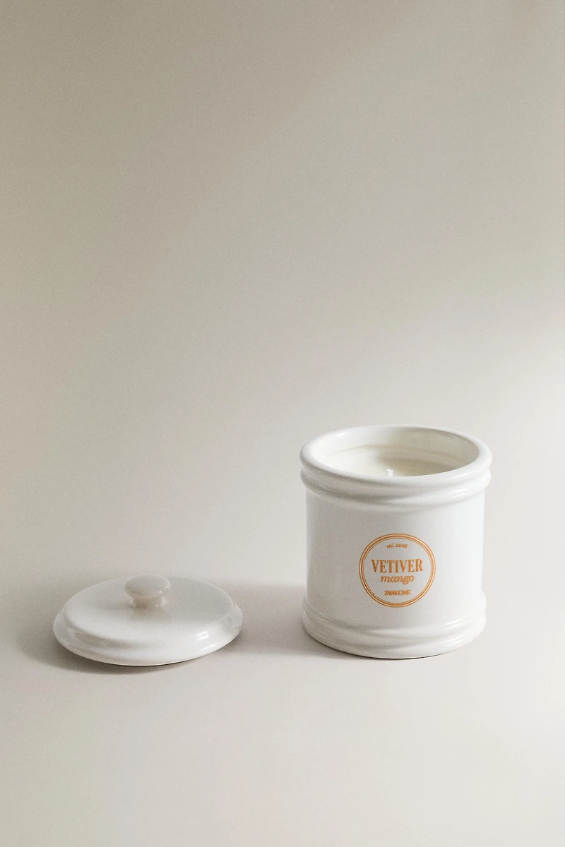 (300 G) VETIVER MANGO SCENTED CANDLE
