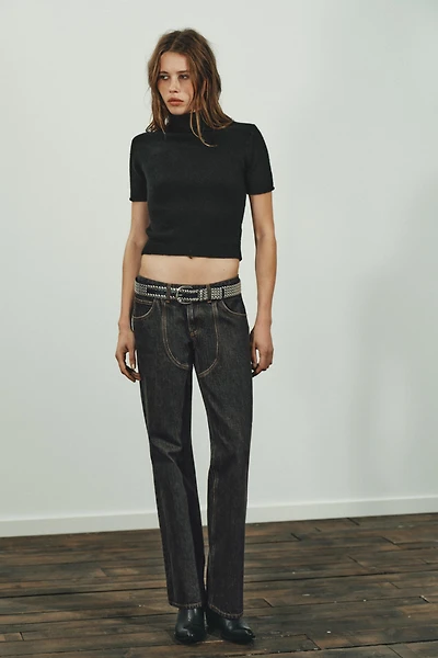 SOFT KNIT SHORT SLEEVE SWEATER