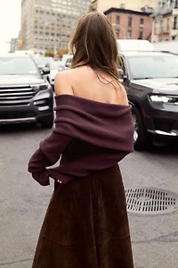 STRAPLESS KNIT JUMPER