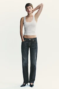 TRF LOW RISE STRAIGHT LEG JEANS