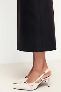 STRAPPY BUCKLE HEELS