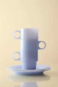 OPAQUE GLASS MUG