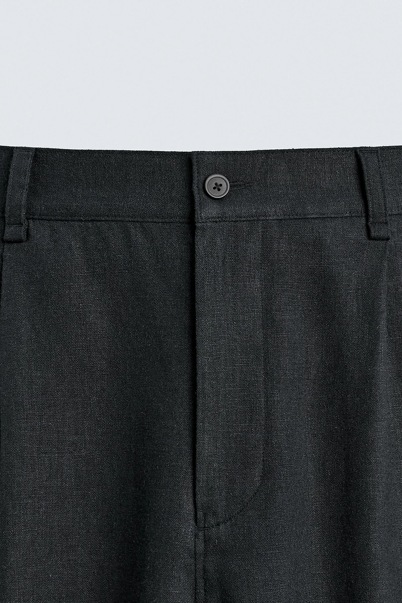 RELAXED FIT LINEN - VISCOSE PANTS