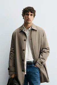 TRENCH COAT WITH REMOVABLE LINING