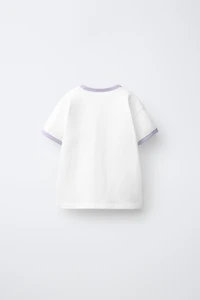 EMBROIDERED CONTRAST T-SHIRT