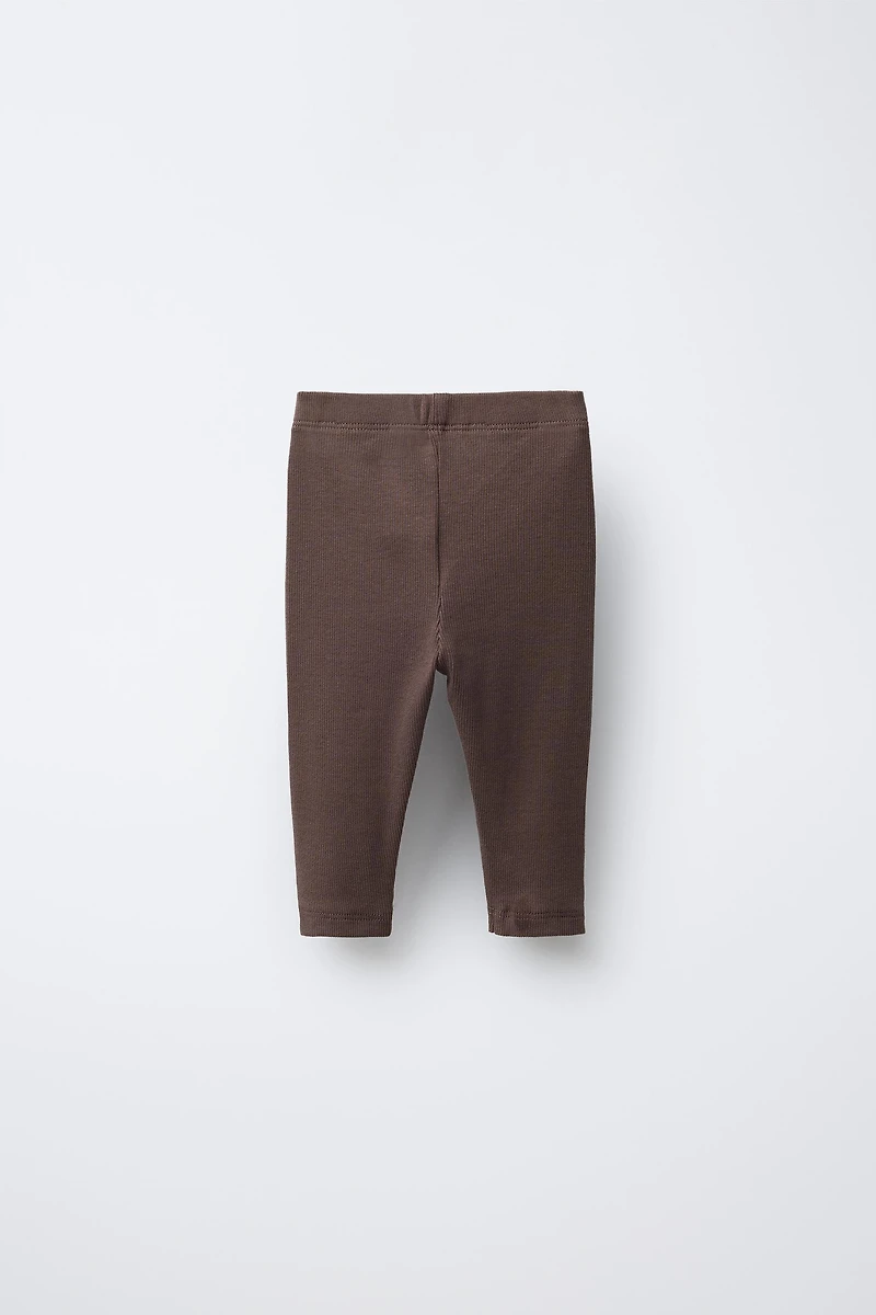 LOT DE DEUX LEGGINGS UNIS