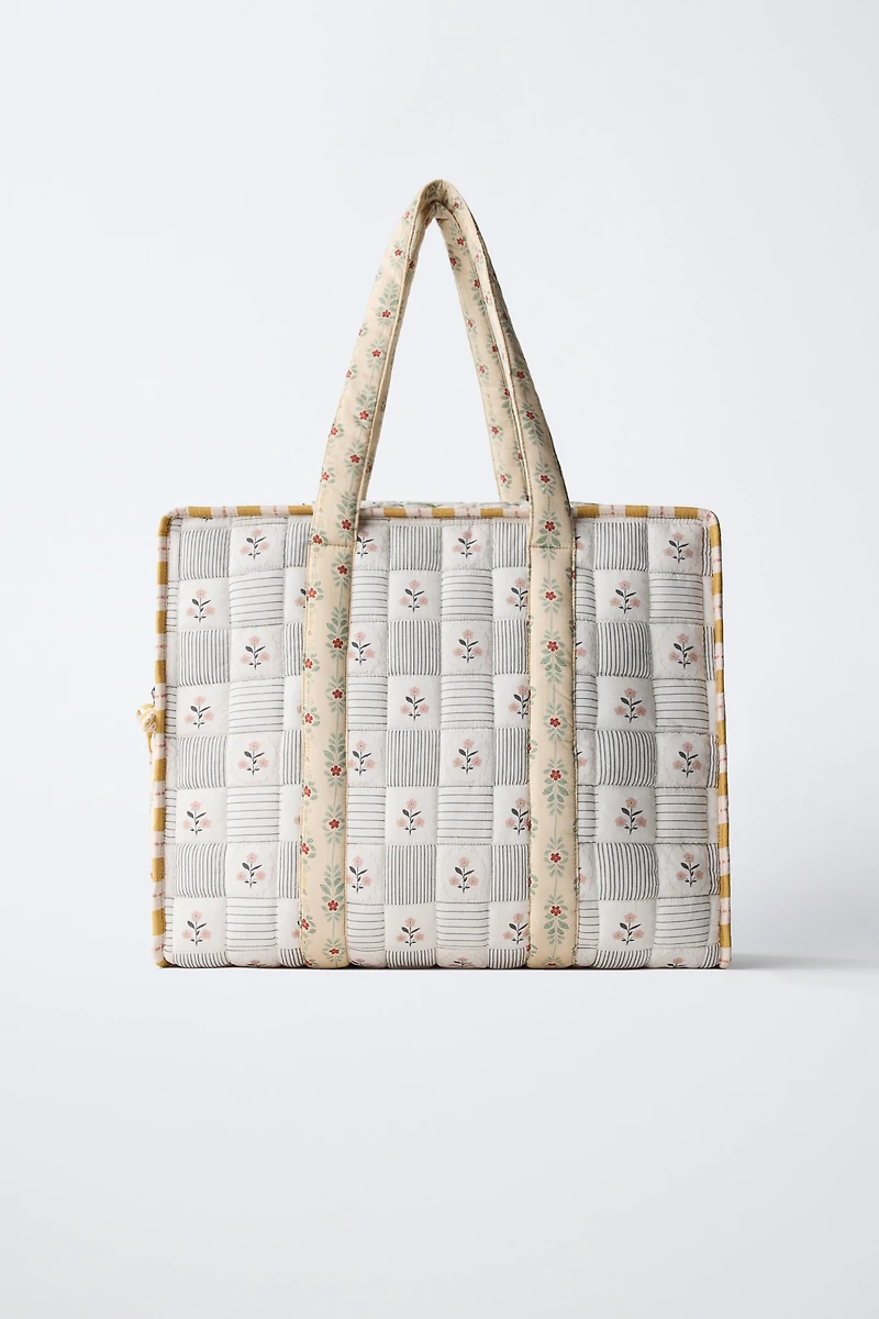 QUILTED MATERNITY BAG