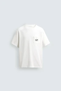 NAUTICAL EMBROIDERED POCKET T-SHIRT