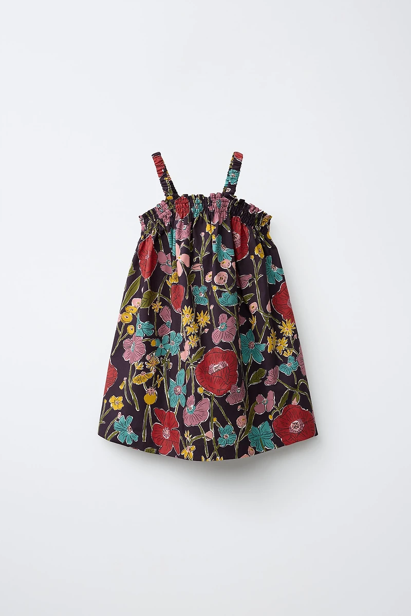 FLORAL PRINT DRESS MADE WITH LIBERTY FABRIC